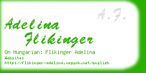 adelina flikinger business card